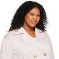 thumbnail image 4 of Lane Bryant Women's Plus Cropped Trench Coat, 4 of 6