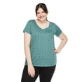 thumbnail image 1 of George Women's Plus V-Neckline Tee, 1 of 6