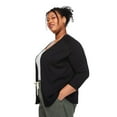 thumbnail image 2 of Lane Bryant Women's Plus 3/4 Sleeve Shrug, 2 of 6
