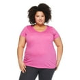 thumbnail image 1 of George Women's Plus V-Neckline Tee, 1 of 6