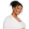 thumbnail image 4 of Lane Bryant Women's Plus 3/4 Sleeve Shrug, 4 of 6
