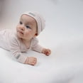 thumbnail image 5 of Juddlies Designs - Newborn, Baby, Toddler - Breathe-Eze Collection Sleeper - Cotton - Rosewater Fleck, 5 of 5