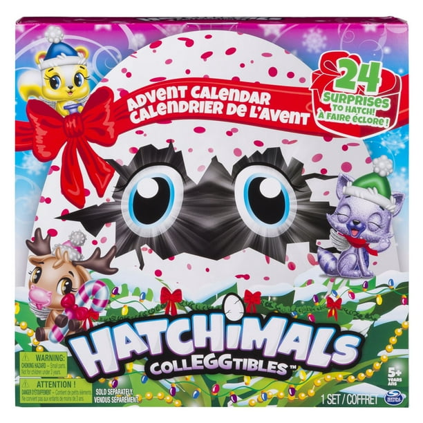 Hatchimals CollEGGtibles – Calendrier de l'avent avec personnages exclusifs et accessoires en papier, à partir de 5 ans