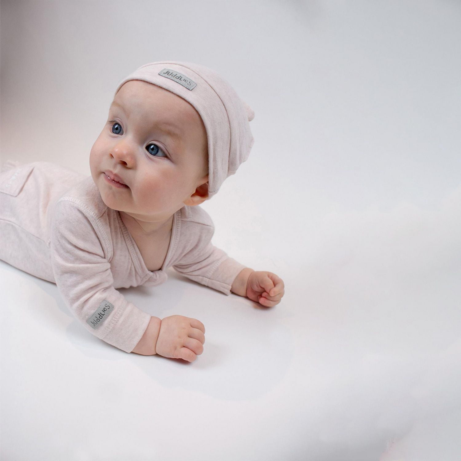 Juddlies Designs - Newborn, Baby, Toddler - Breathe-Eze Collection Sleeper - Cotton - Rosewater Fleck