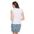 thumbnail image 3 of George Women's Flutter Sleeve Top, 3 of 6