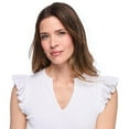thumbnail image 4 of George Women's Flutter Sleeve Top, 4 of 6
