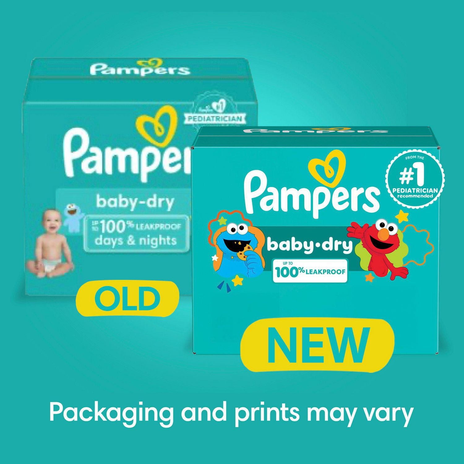 Pampers Baby Dry Diapers, Size 5, 27+ lbs, Absorbent Disposable Diapers, 78CT