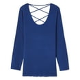 thumbnail image 1 of George Women's Plus Criss-Cross Back Sweater, 1 of 1