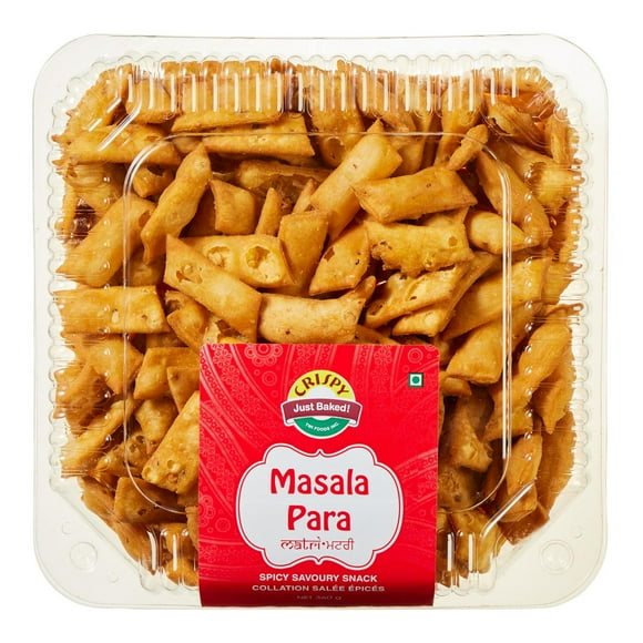 Collation salée et épicée Masala Para Crispy Just Baked!