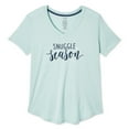 thumbnail image 1 of George Women's V-Neckline Pajama Tee, 1 of 1