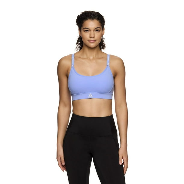 Reebok Women's Low Impact Favorite Racerback Sports Bra with Removable Cups