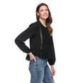 thumbnail image 2 of George Women's Peplum Blouse, 2 of 6