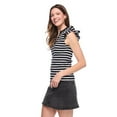 thumbnail image 2 of George Women's Flutter Sleeve Top, 2 of 6
