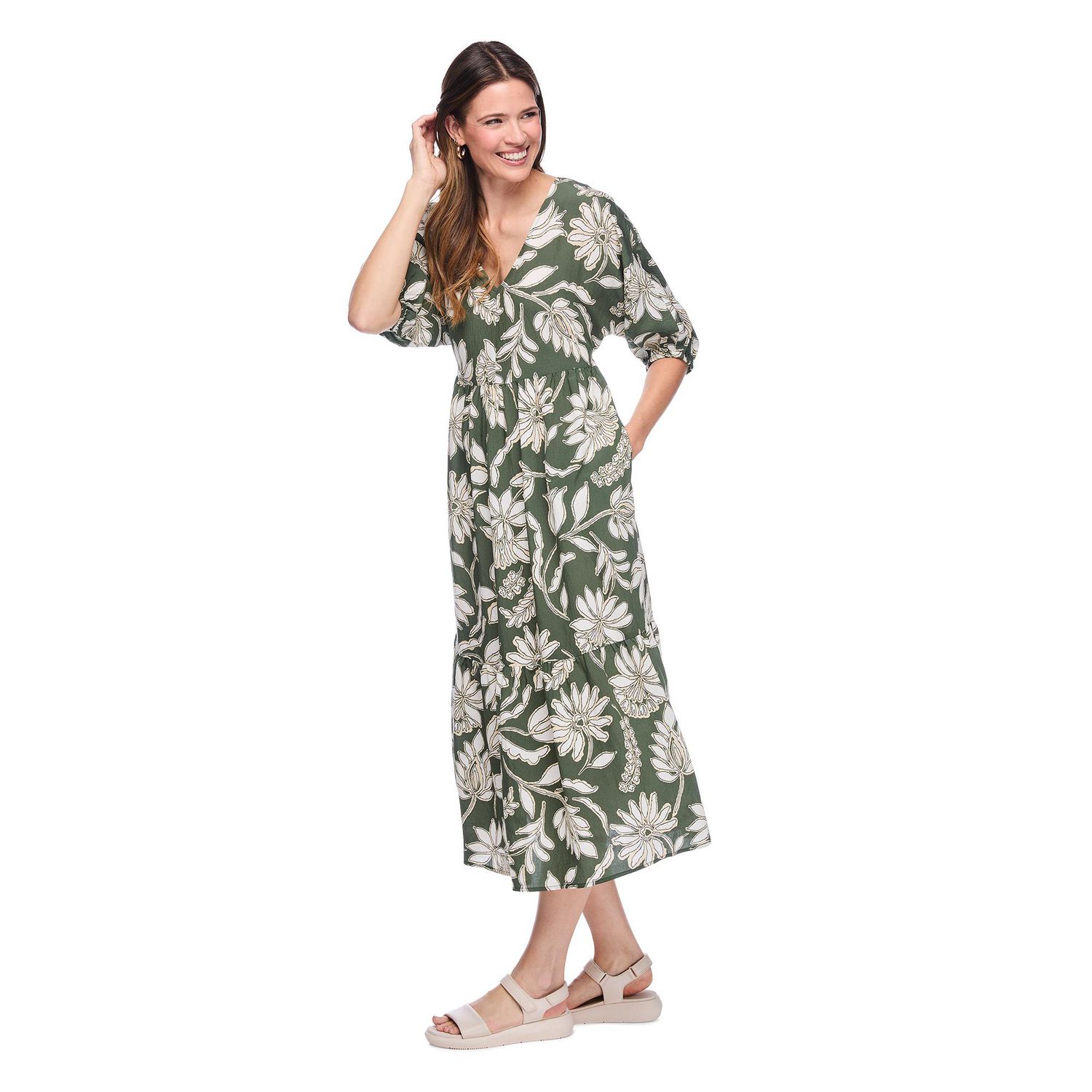 Robe longue en tissu Airflow George pour femmes