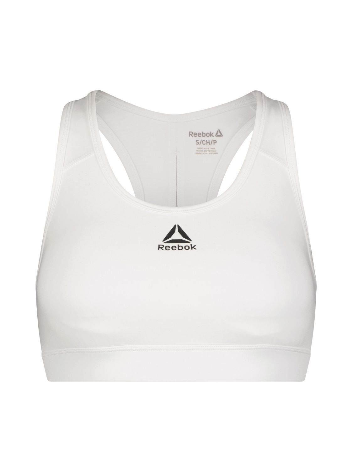 Reebok Soutien-gorge de sport Stronger pour femme avec panneau en maille et bonnets amovibles