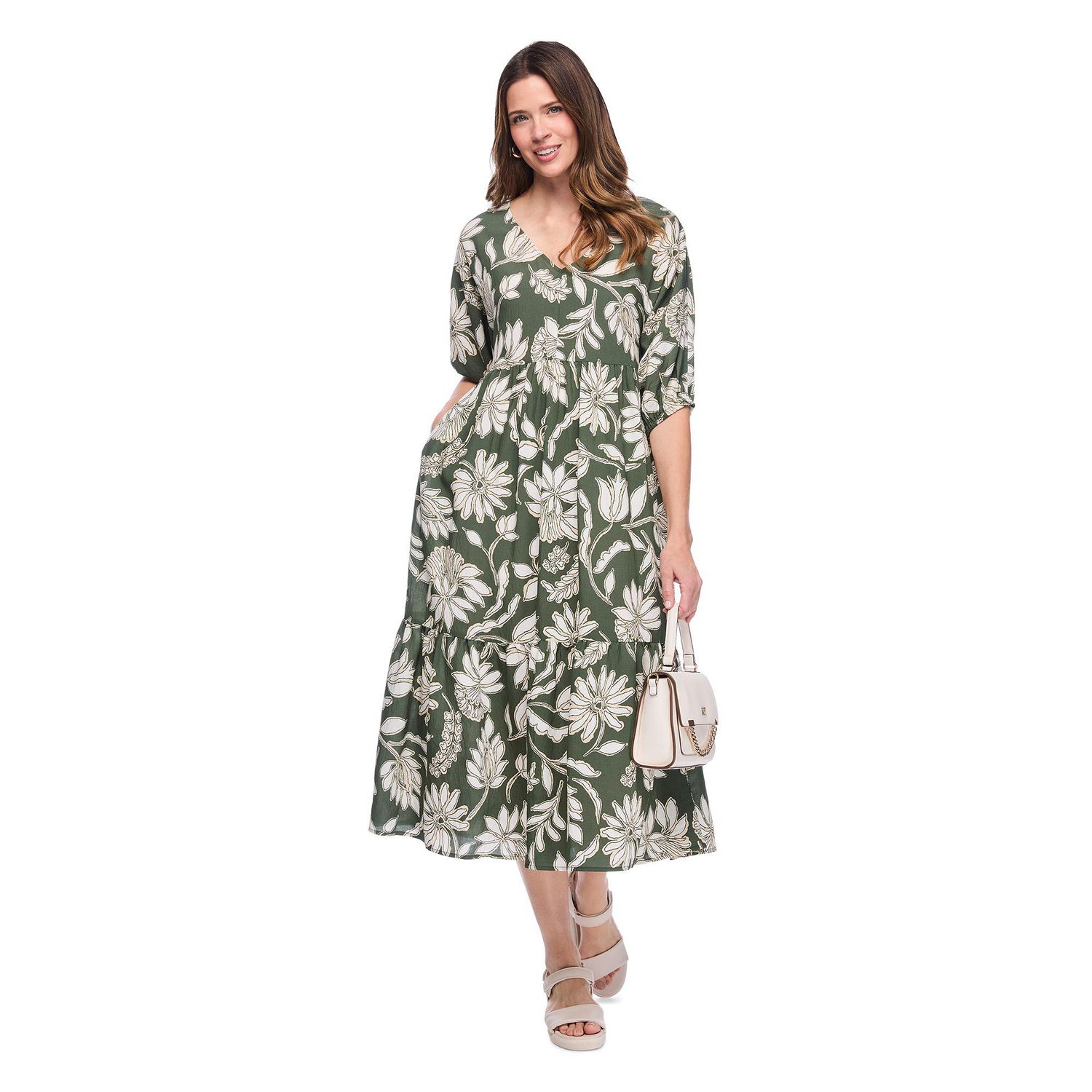 Robe longue en tissu Airflow George pour femmes