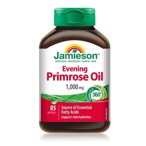 Jamieson Evening Primrose Huile 1,000 mg, 85 Mousselines
