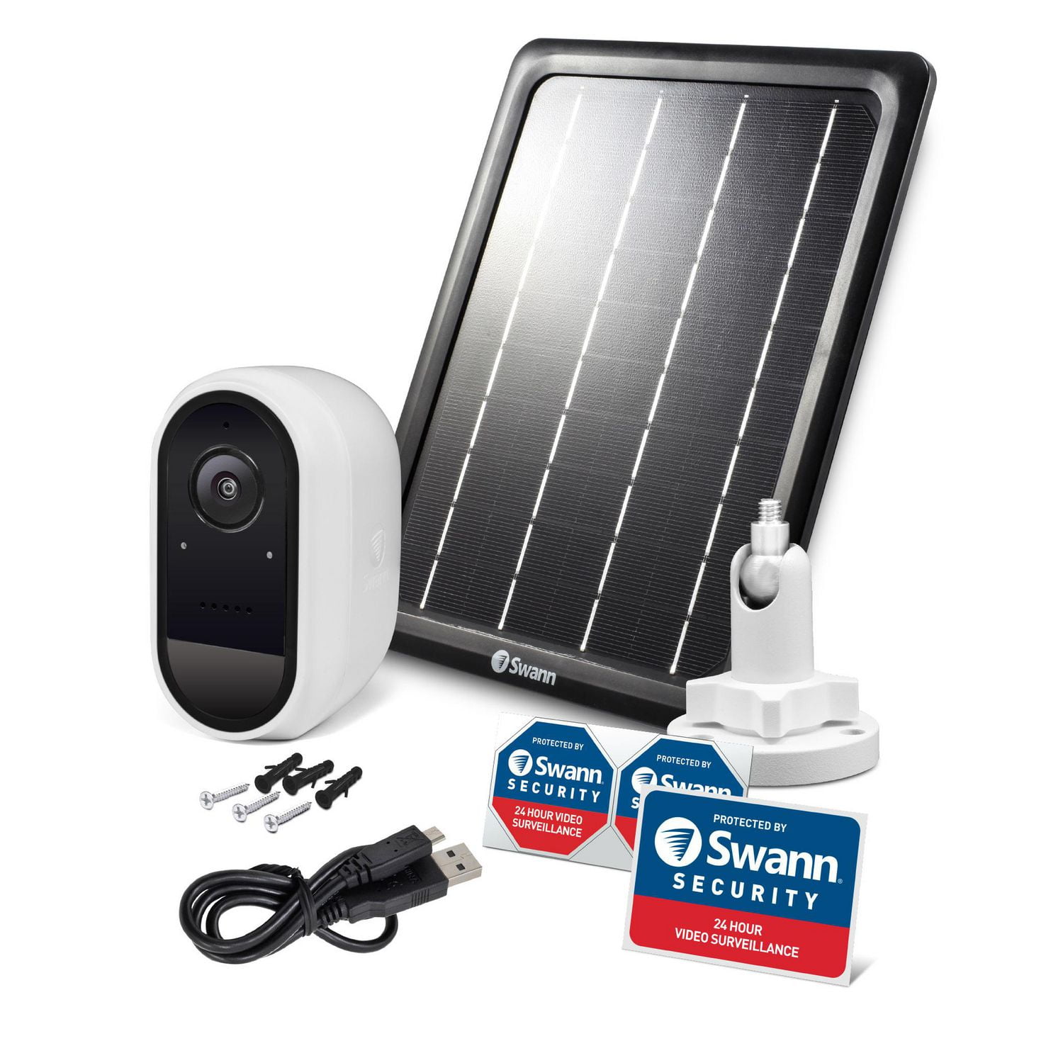 Swann smart security hot sale camera solar panel