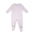 thumbnail image 2 of Juddlies Designs - Newborn, Baby, Toddler - Breathe-Eze Collection Sleeper - Cotton - Lavender Fleck, 2 of 7
