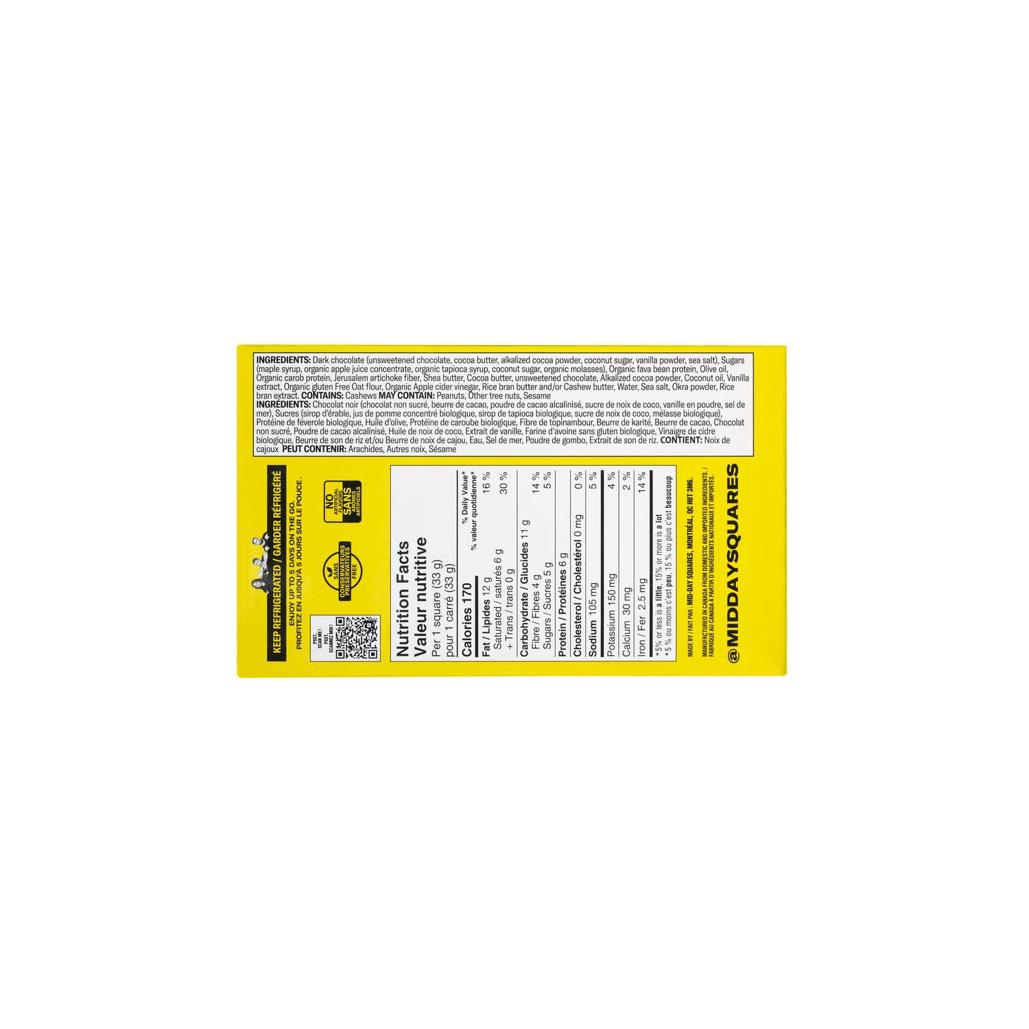 Mid-Day Squares Chocolate Cookie Dough Bars