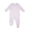 thumbnail image 1 of Juddlies Designs - Newborn, Baby, Toddler - Breathe-Eze Collection Sleeper - Cotton - Lavender Fleck, 1 of 7