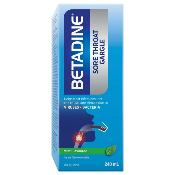 BETADINE® Sore Throat Gargle, Sore Throat Gargle            240ml
