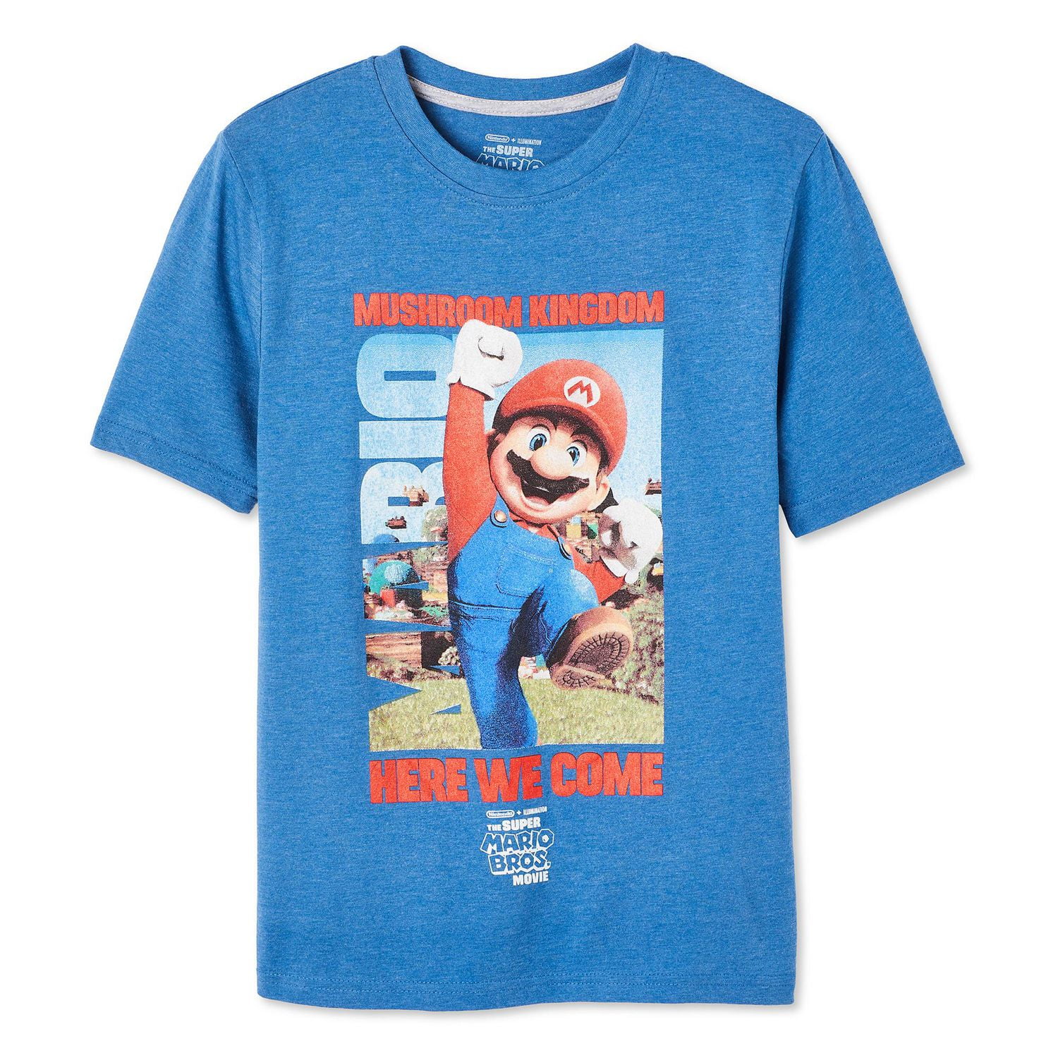 Super Mario Bros Boys' Graphic Tee, Sizes XS-XL