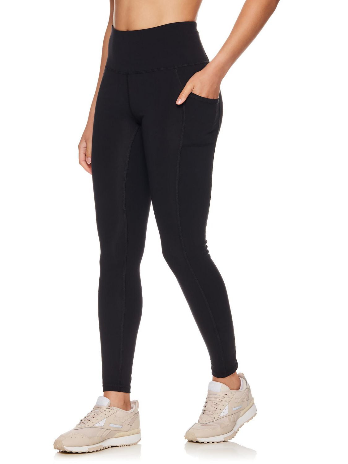 Reebok Women s Everyday Highrise 7 8 Legging With Pockets 25 Inseam