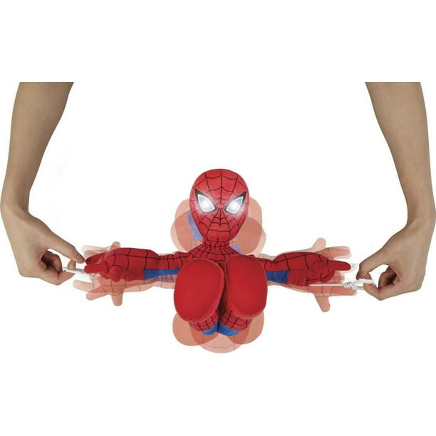 Marvel Peluche Spider-Man Balancement dans la ville
