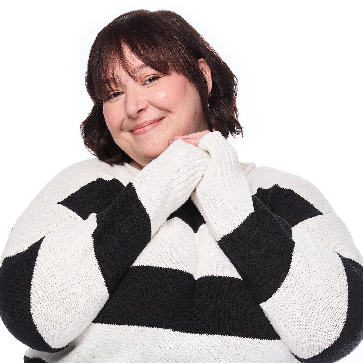 Chandail à encolure ronde Lane Bryant Plus pour femmes