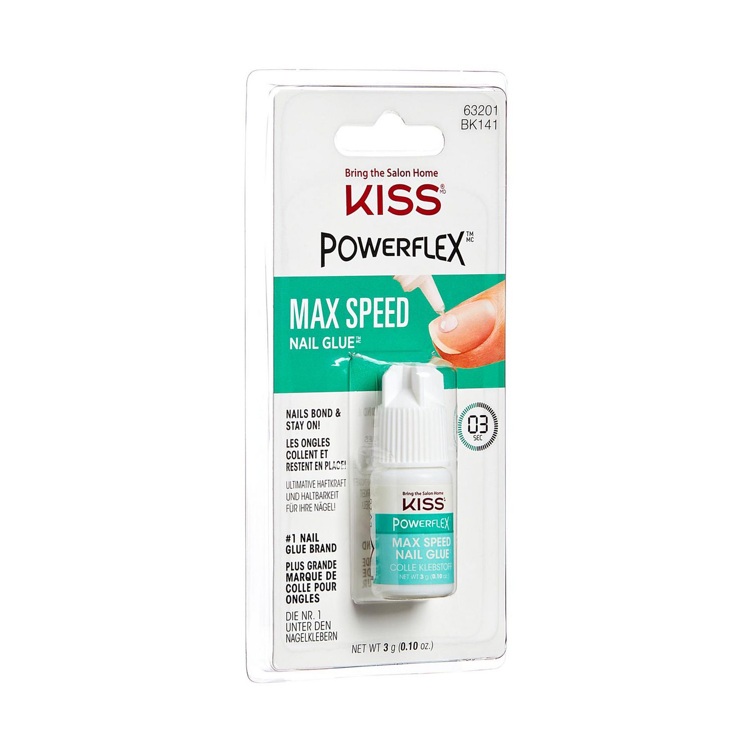 PowerFlex Ultra-Hold Brush-On Nail Glue - Kiss | Ulta Beauty