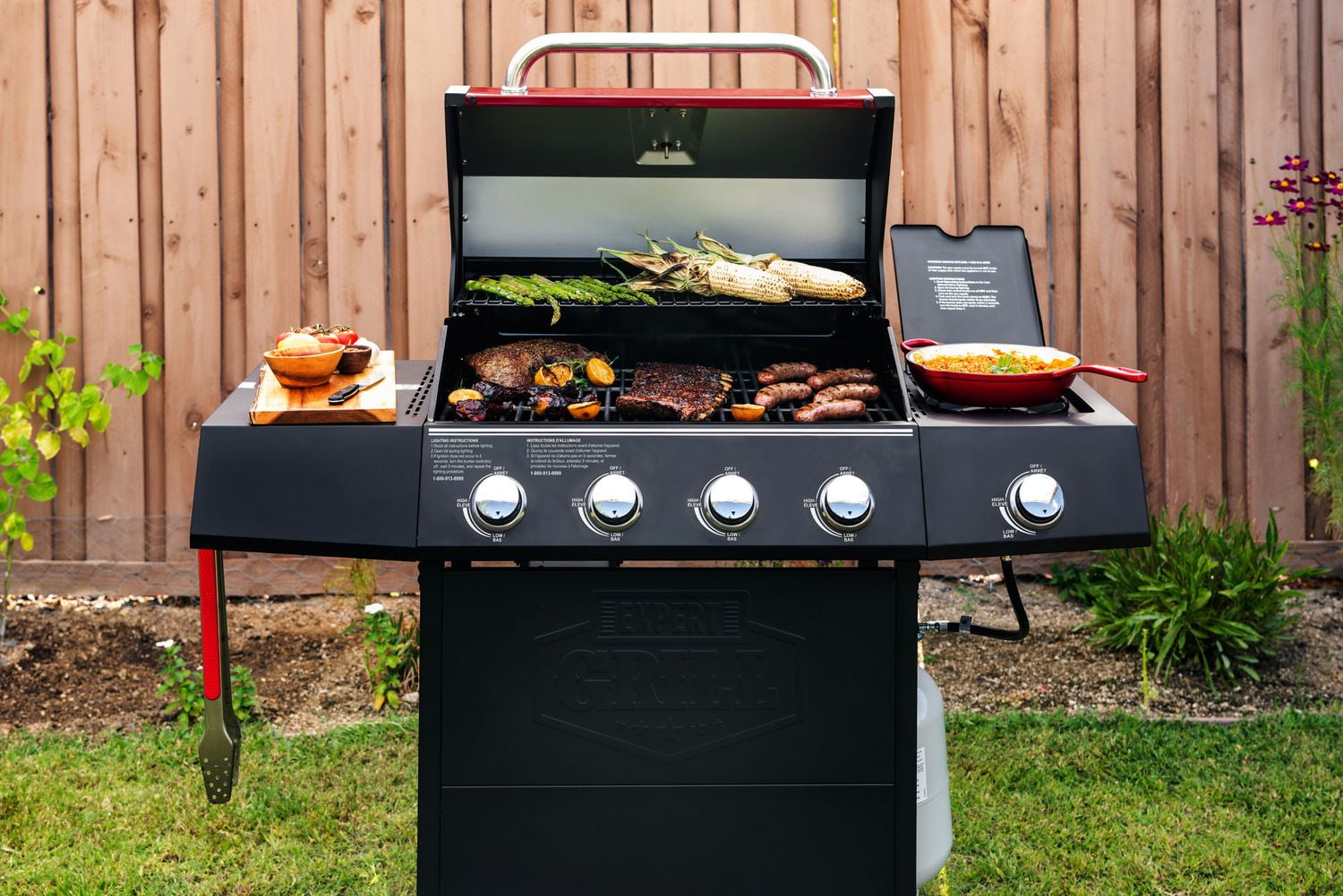 expert grill 4 burner propane gas grill