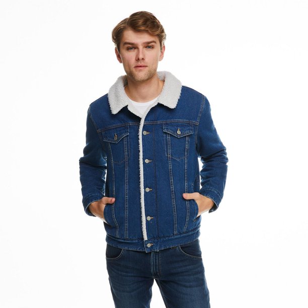 George Men's Denim Trucker Jacket - Walmart.ca