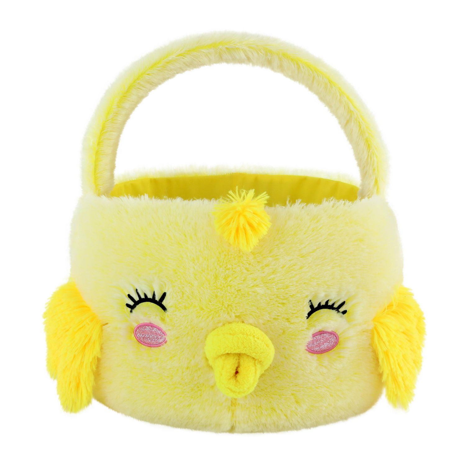Way To Celebrate Easter Plush Jumbo Easter Basket, Baby Chick Walmart