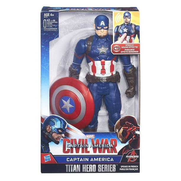 Marvel Série Héros Titan Figurine électronique Captain America