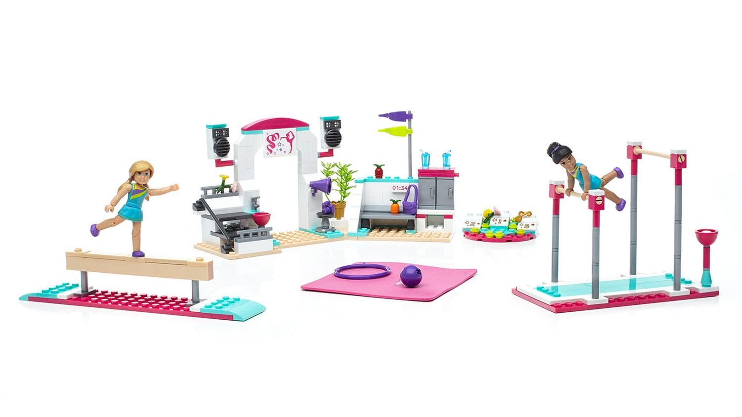 Mega construx american girl best sale mckenna's floor routine construction set