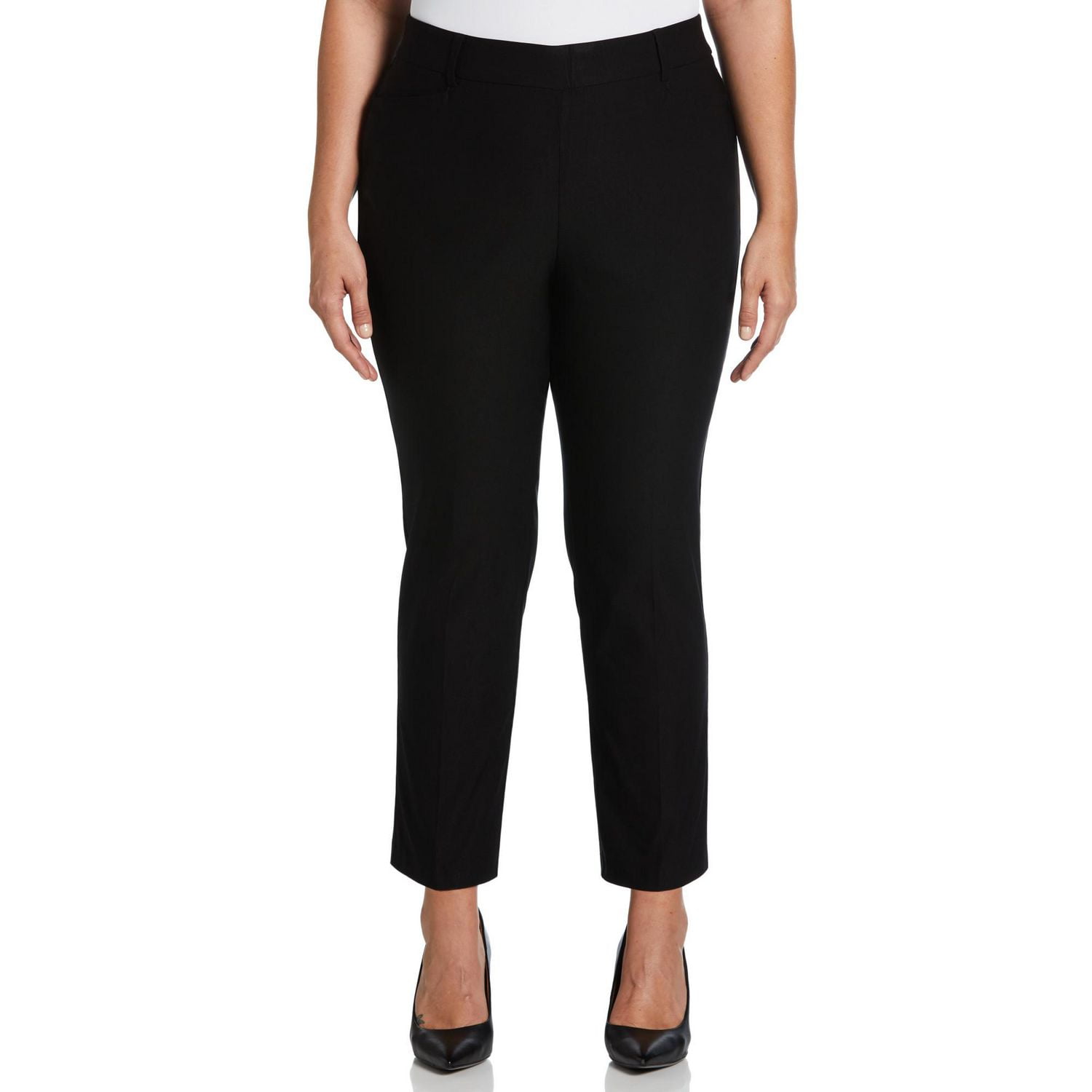 Rafaella Women's Plus Straight Leg Dress Pants