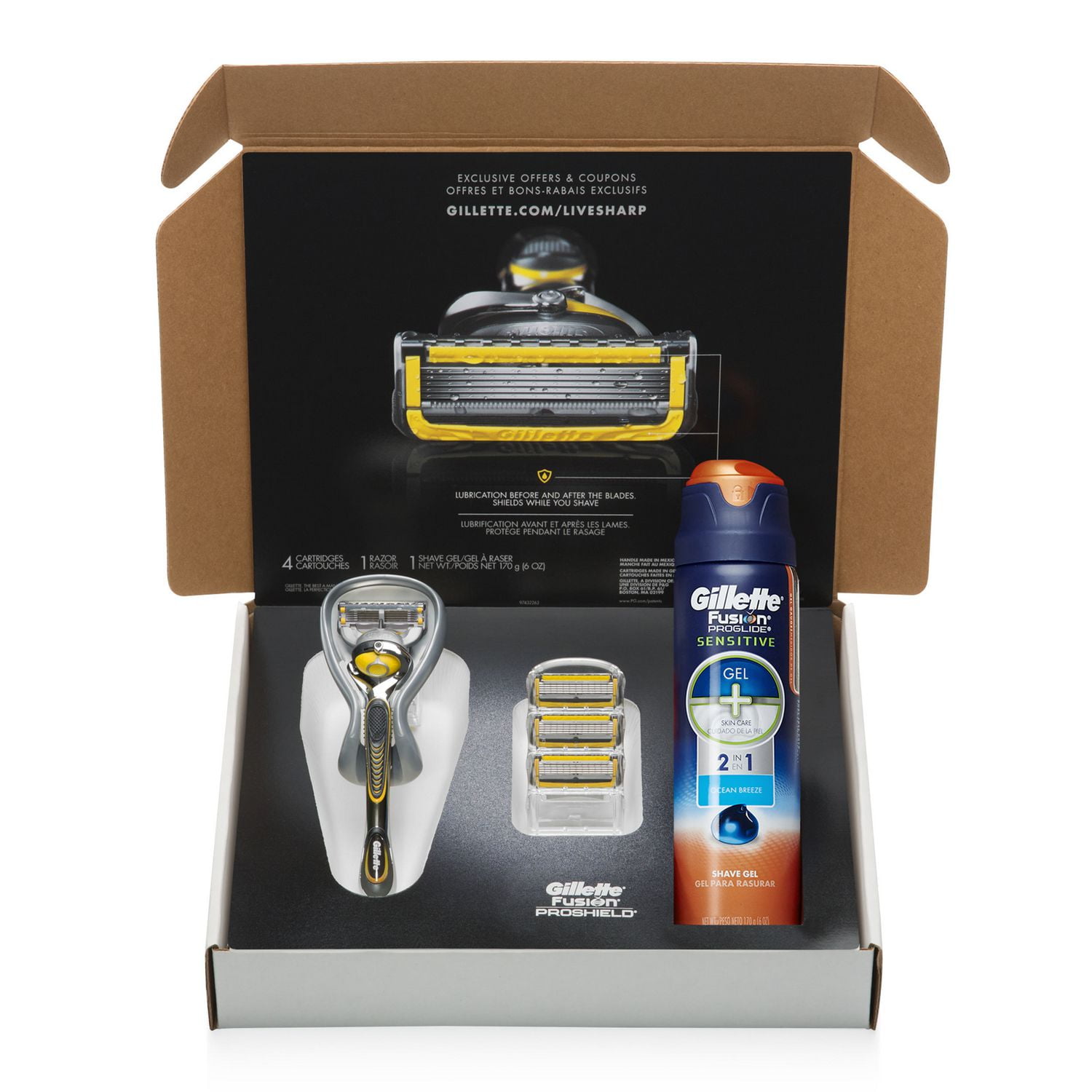 Gillette® Fusion® ProShield™ Shaving Kit Walmart Canada