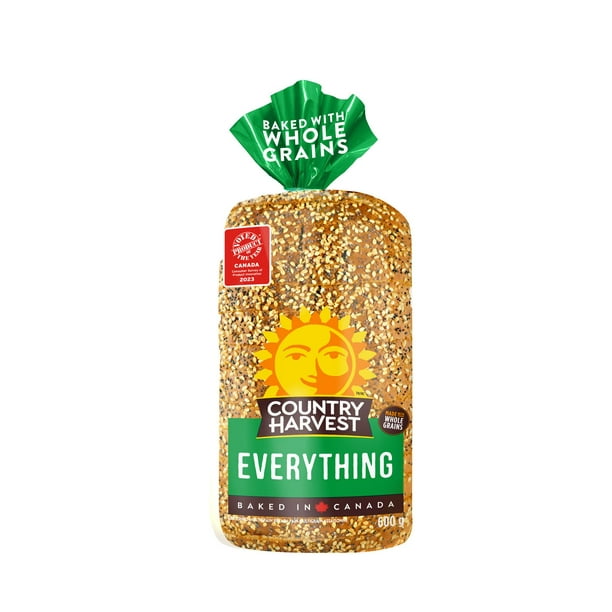 Country Harvest Everything Sliced Bread, 600 g Walmart.ca