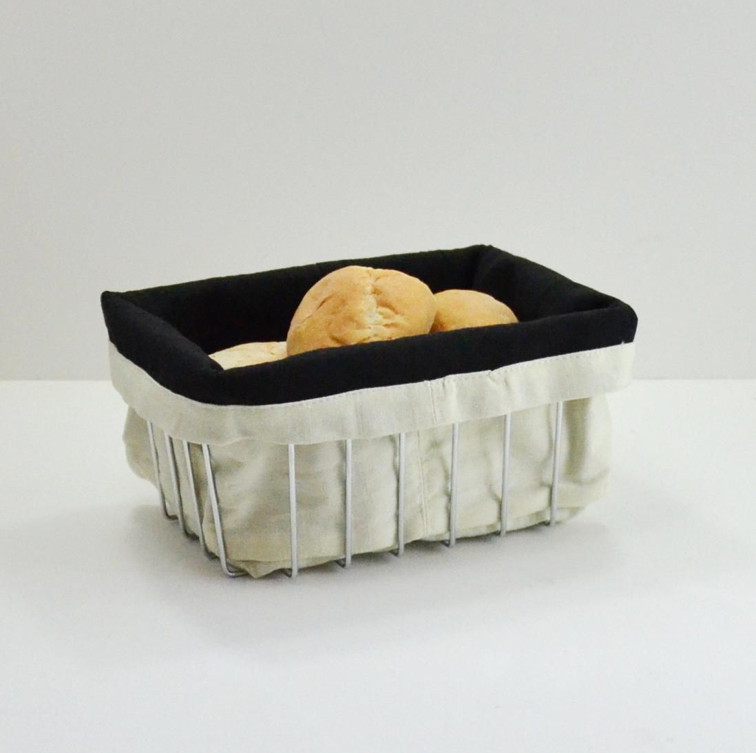 Wire Bread Basket with Canvas Liner, Set of 2 Walmart Canada