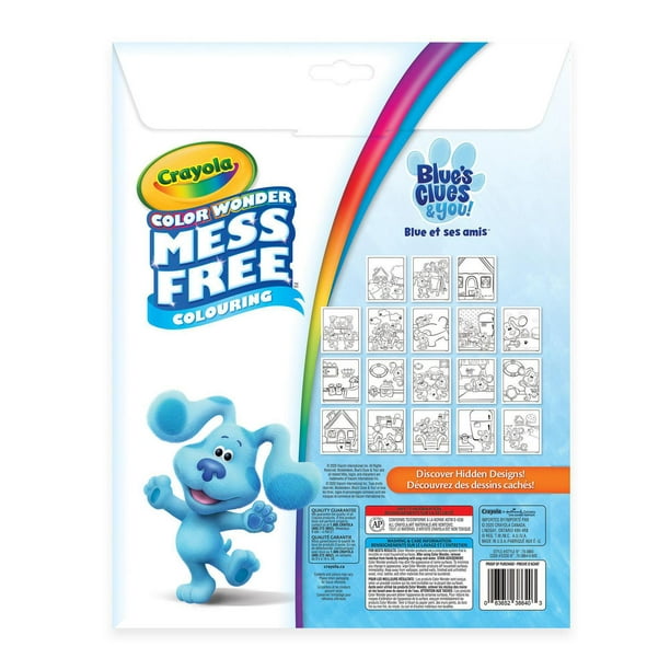 Crayola Color Wonder Mess-Free Colouring Pages & Mini Markers, Blue's