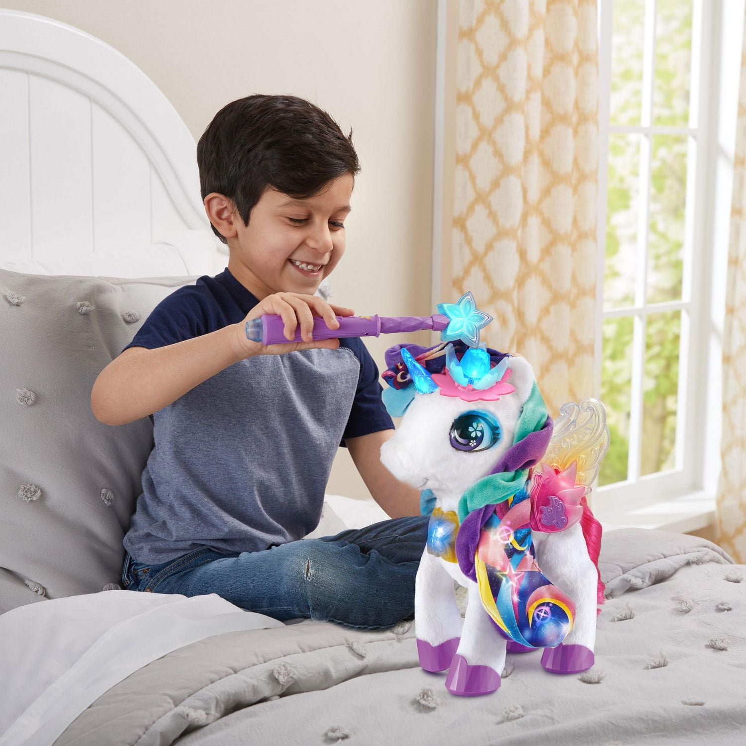 VTech Styla the Bloom Bright Unicorn Interactive Toy French