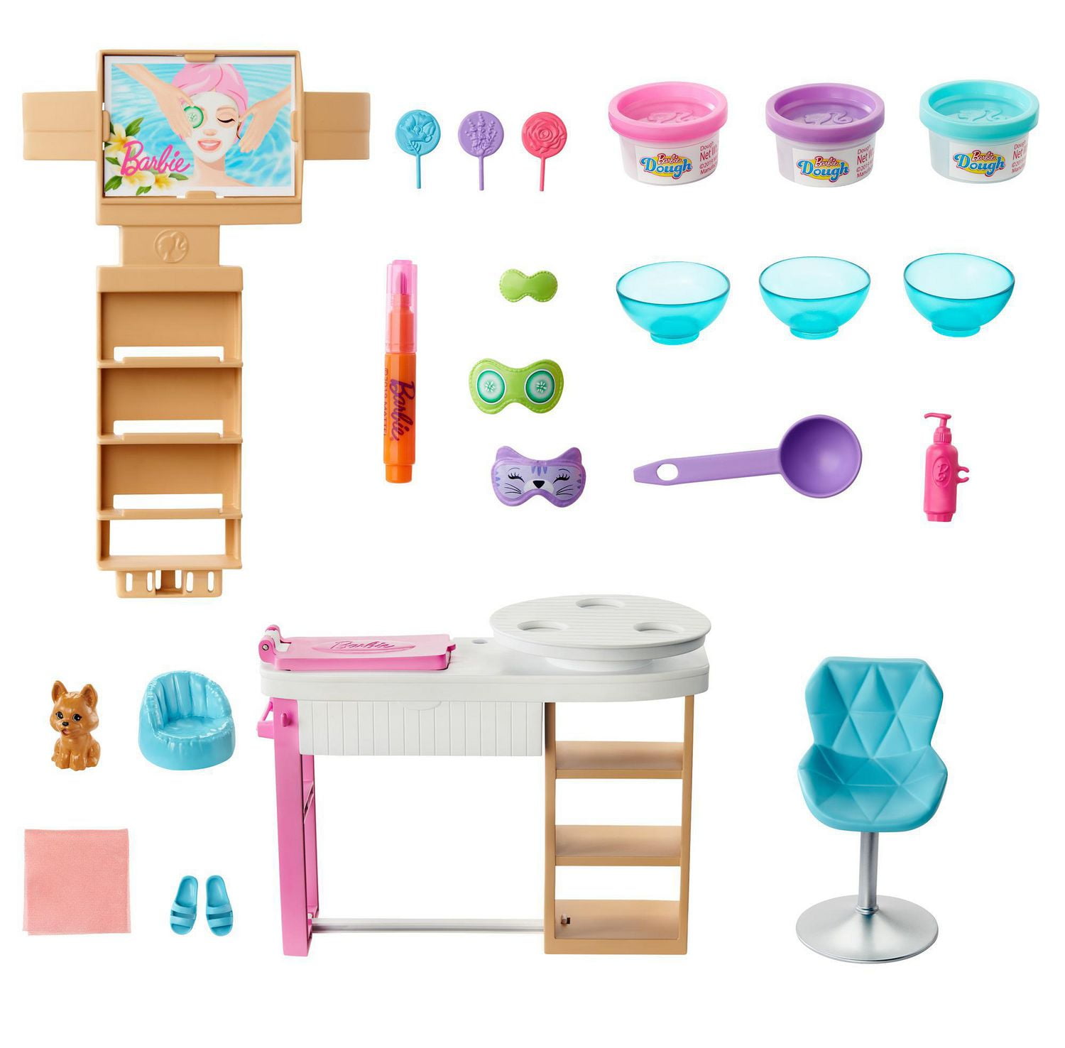 Barbie spa best sale set walmart