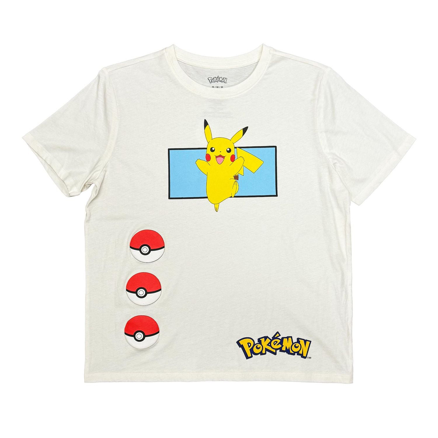 Pokemon Ladies Blooming Pikachu T-shirt à manches courtes pour petit ami