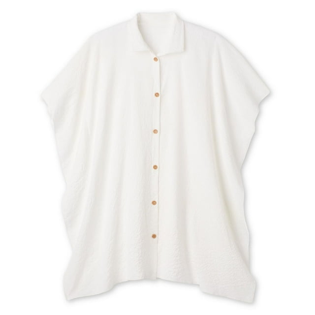 Time and Tru Women's Button-Up Ruana