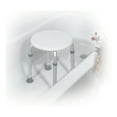 thumbnail image 2 of Drive Medical White Adjustable Height Bath Stool, 2 of 2