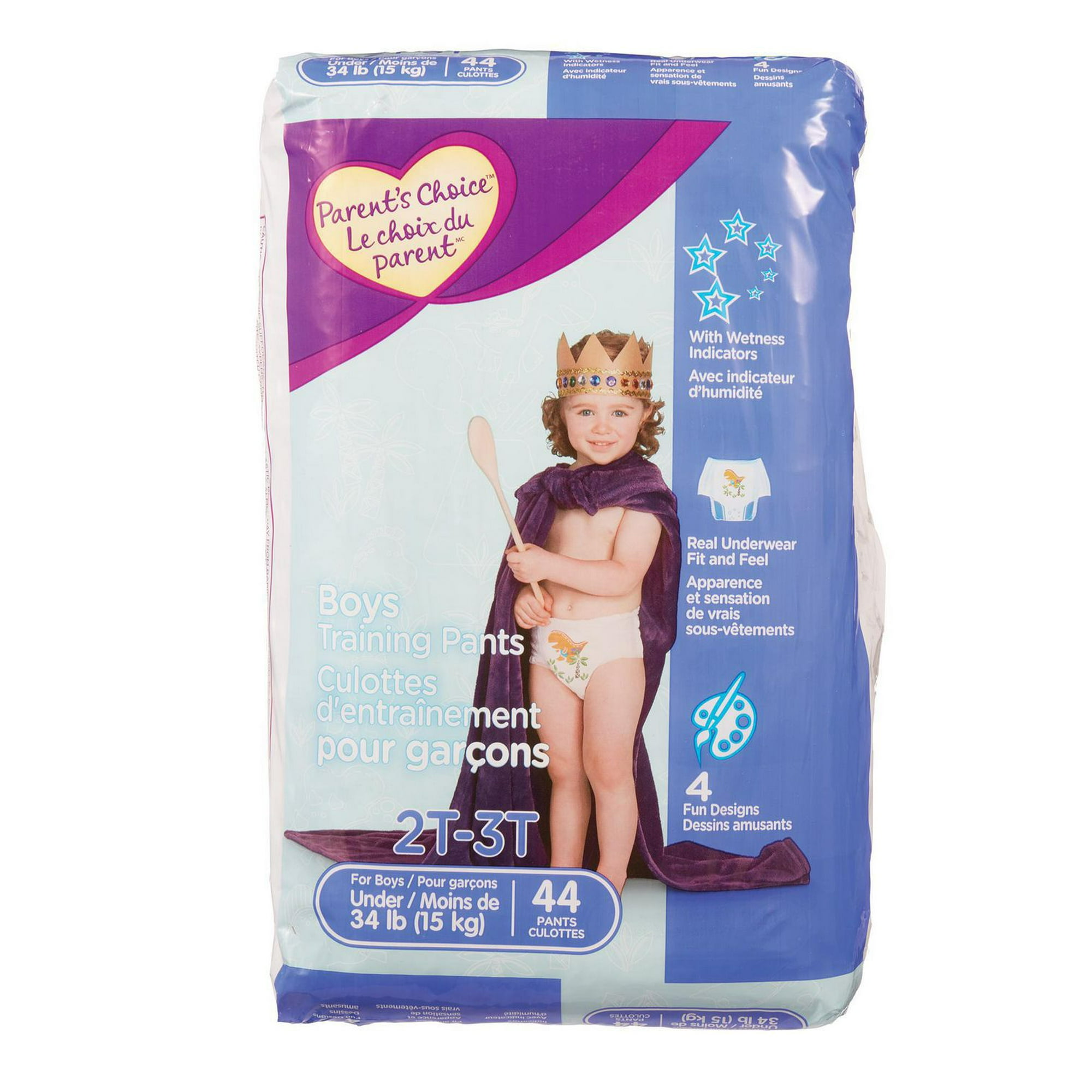 Male Toddler Training Pants Cutie Pants™ 3T to 4T Disposable Heavy  Absorbency - Careway Medical Supply