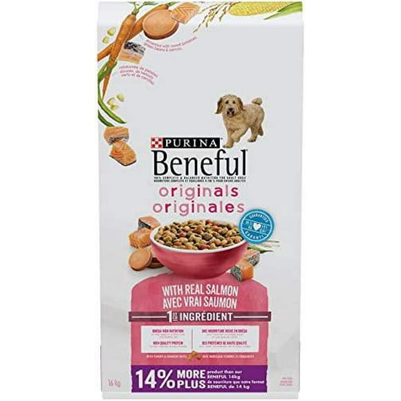 Beneful Originales avec Vrai Saumon Nourriture Sèche pour Chiens