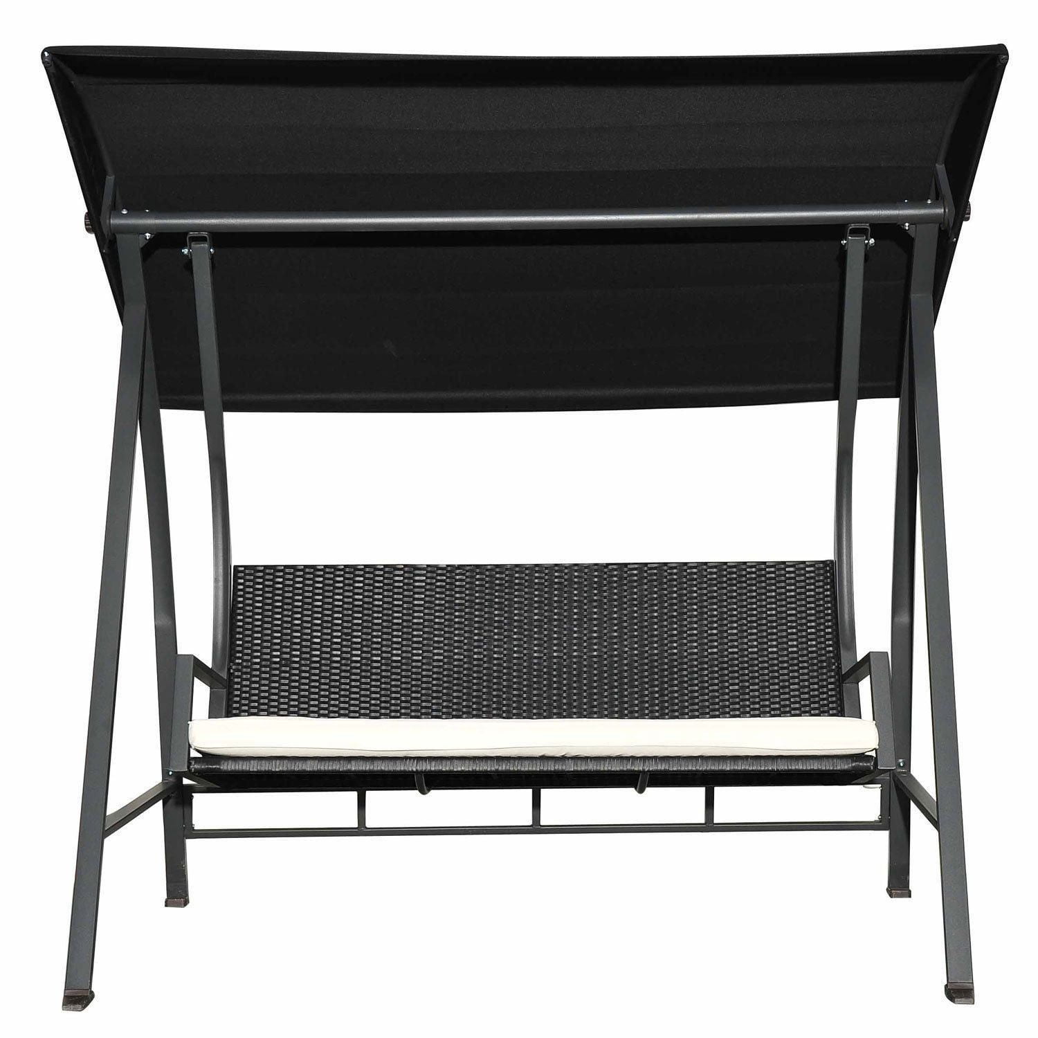 Outsunny Rattan Patio Swing Chair Walmart Canada