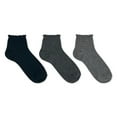 thumbnail image 1 of Secret Comfort 3pk Bamboo Bootie Socks, 1 of 3